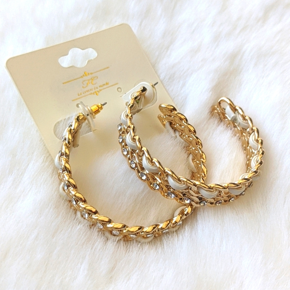 Gold Chunky Hoops